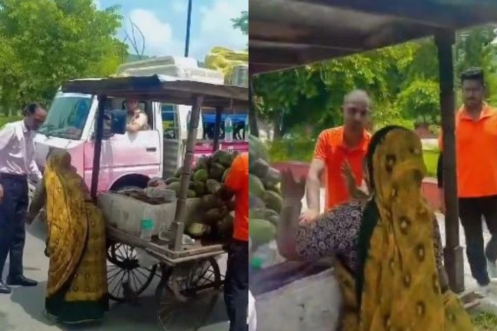 बुजुर्ग महिला के नारियल: उठाने का आरोप, नगर निगम की कार्रवाई पर सोशल मीडिया में उठे सवाल. बुजुर्ग महिला के नारियल: उठाने का आरोप, नगर निगम की कार्रवाई पर सोशल मीडिया में उठे सवाल.