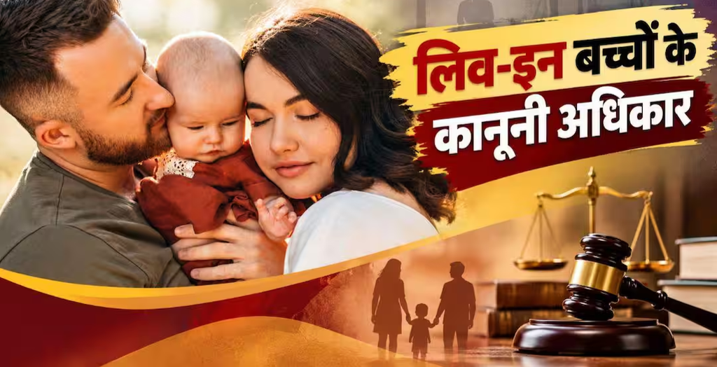 लिव-इन रिलेशनशिप में ‘पैदा हुए बच्चे को क्या मिलते हैं अधिकार’? जानिए संपत्ति और भरण-पोषण पर क्या कहता है कानून लिव-इन रिलेशनशिप में ‘पैदा हुए बच्चे को क्या मिलते हैं अधिकार’? जानिए संपत्ति और भरण-पोषण पर क्या कहता है कानून