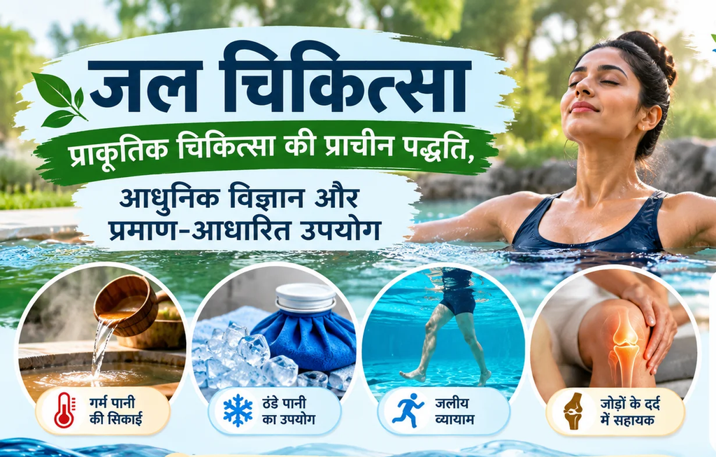 जल चिकित्सा: क्या पानी से उपचार सच में असर करता है? जानिए विज्ञान और सावधानियाँ जल चिकित्सा: क्या पानी से उपचार सच में असर करता है? जानिए विज्ञान और सावधानियाँ